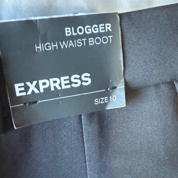 Express Black Flared Pants NWT - Picture 5 of 7